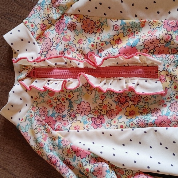 Jessica Simpson Rashguard Swimsuit - Picture 2 of 6